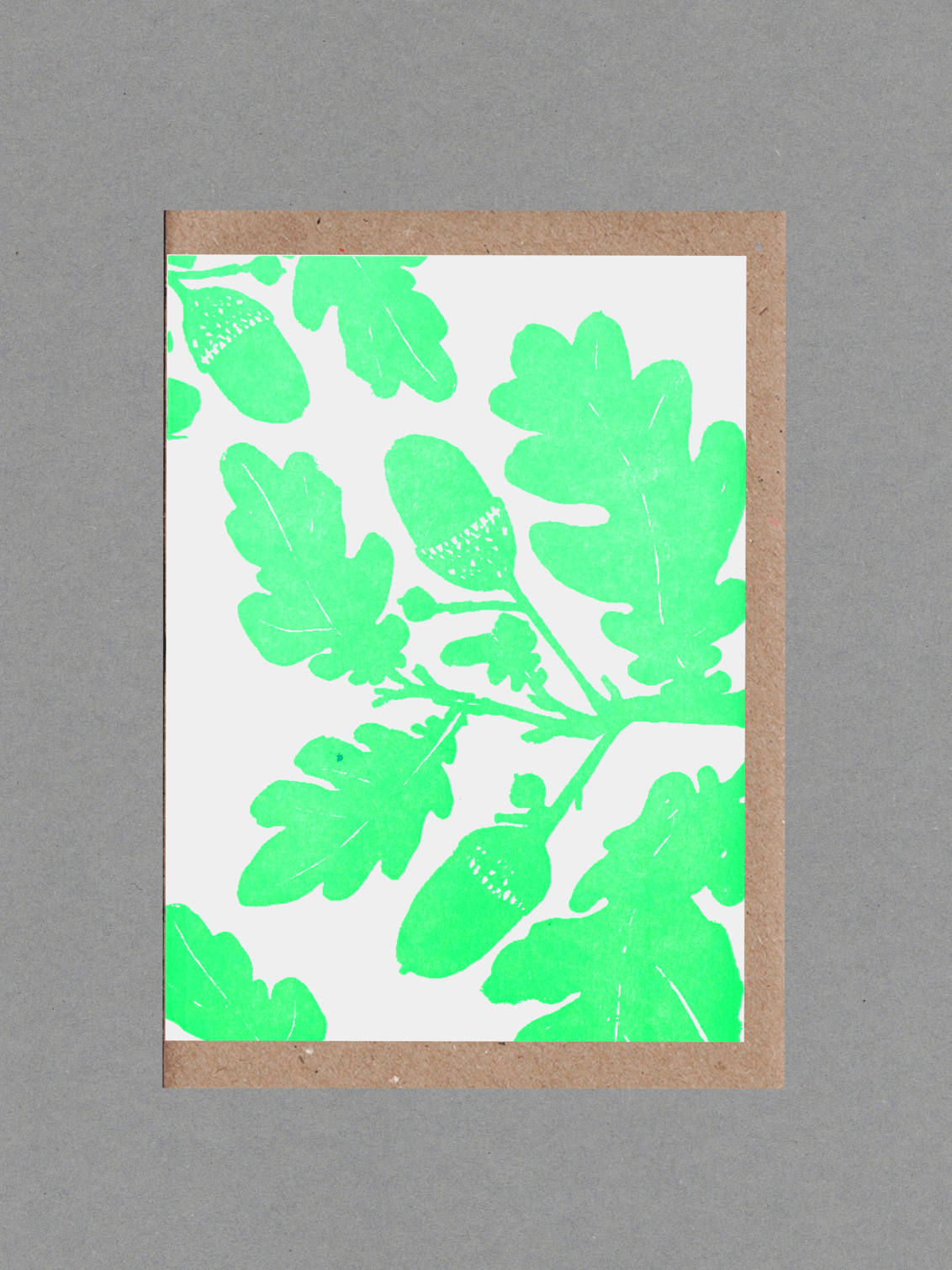 Oak Leaves - Greeting Card