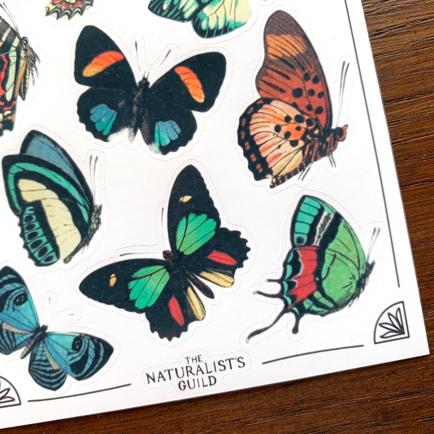 Vintage Butterflies II Sticker Sheet