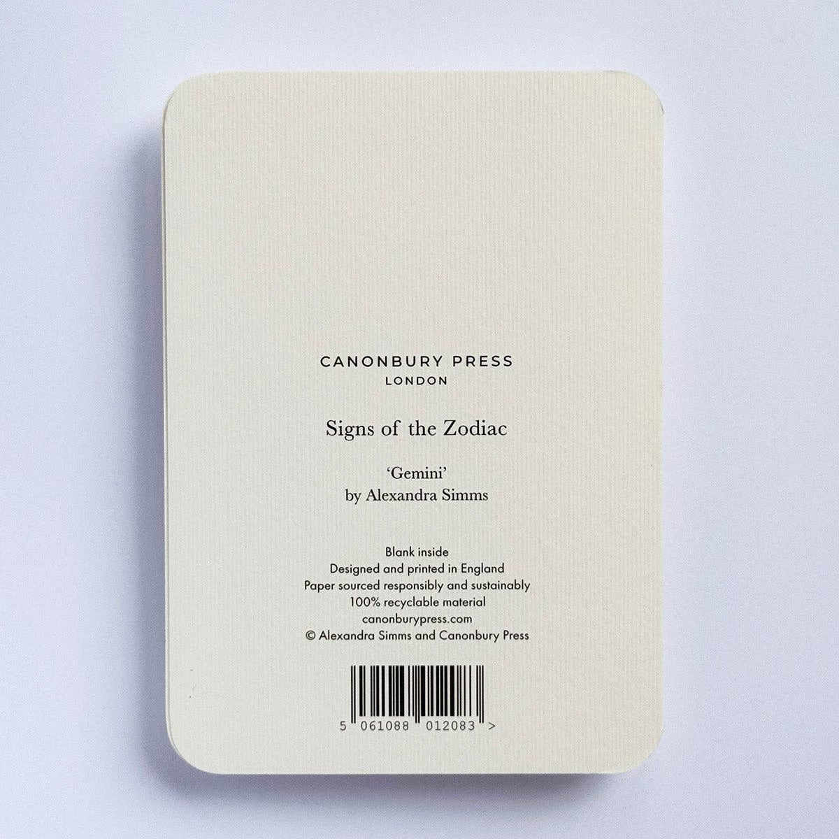 Signs of the Zodiac Greeting Card - Gemini