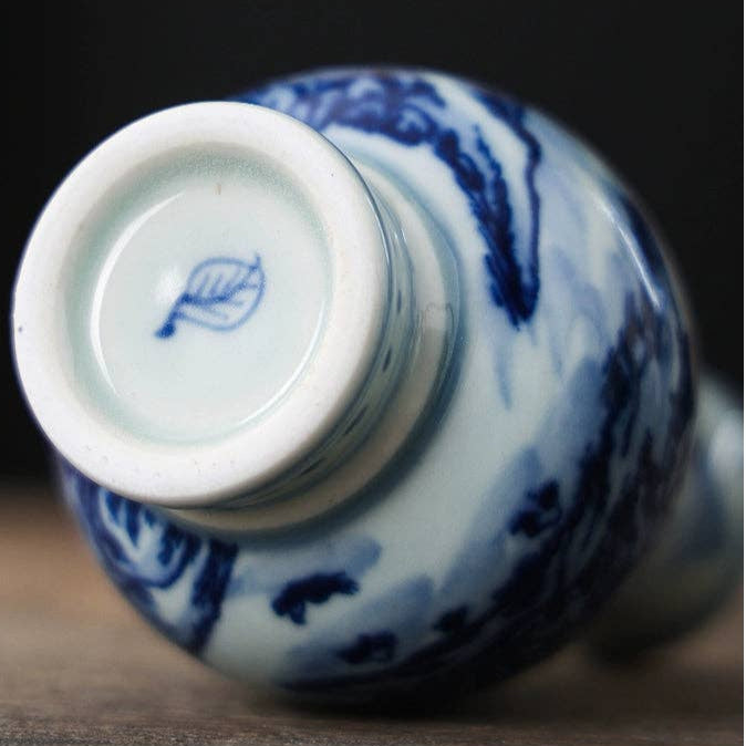 Hand-painted Blue and White Porcelain Vase