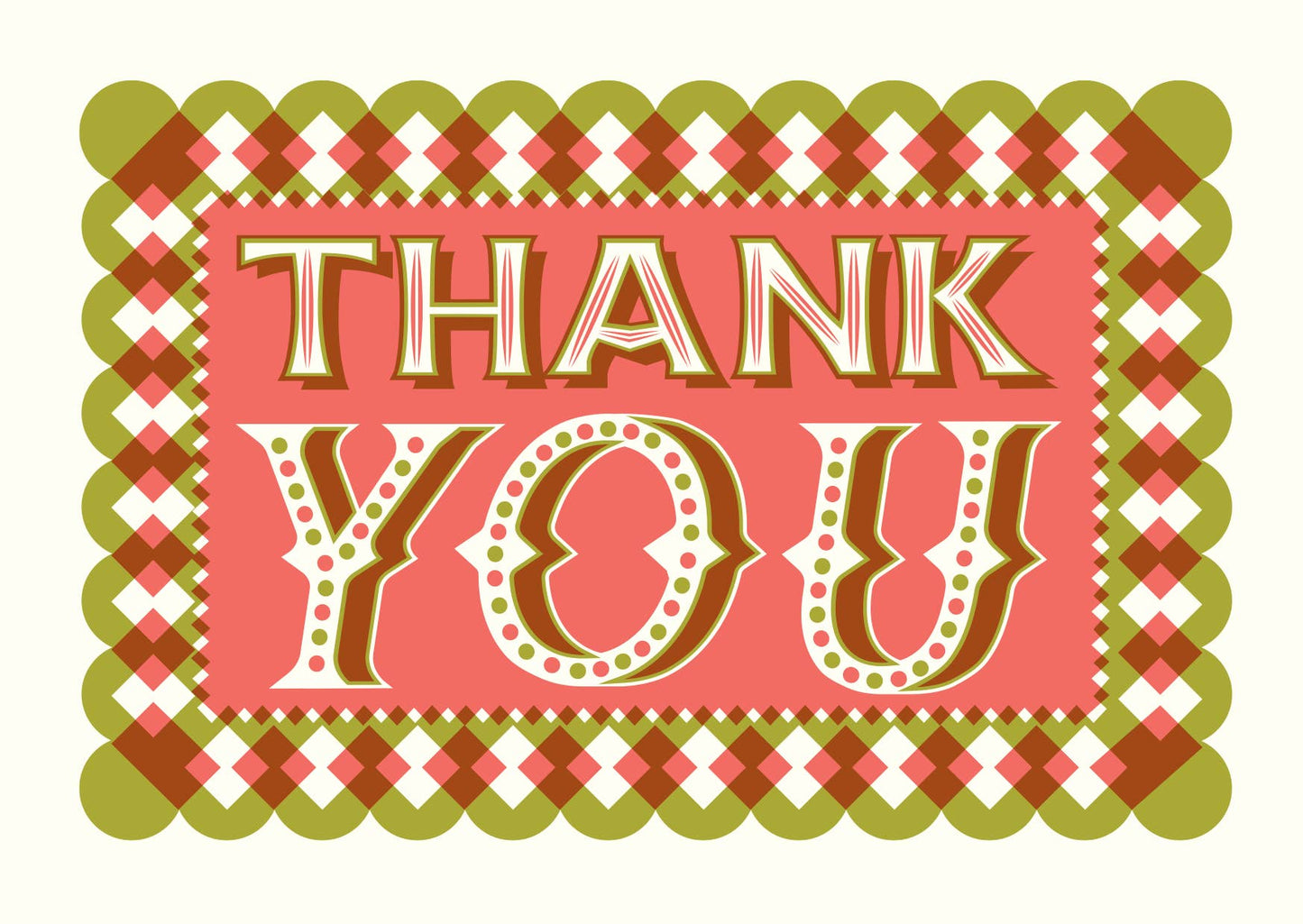 Pack of 10 'Thank You' Cards