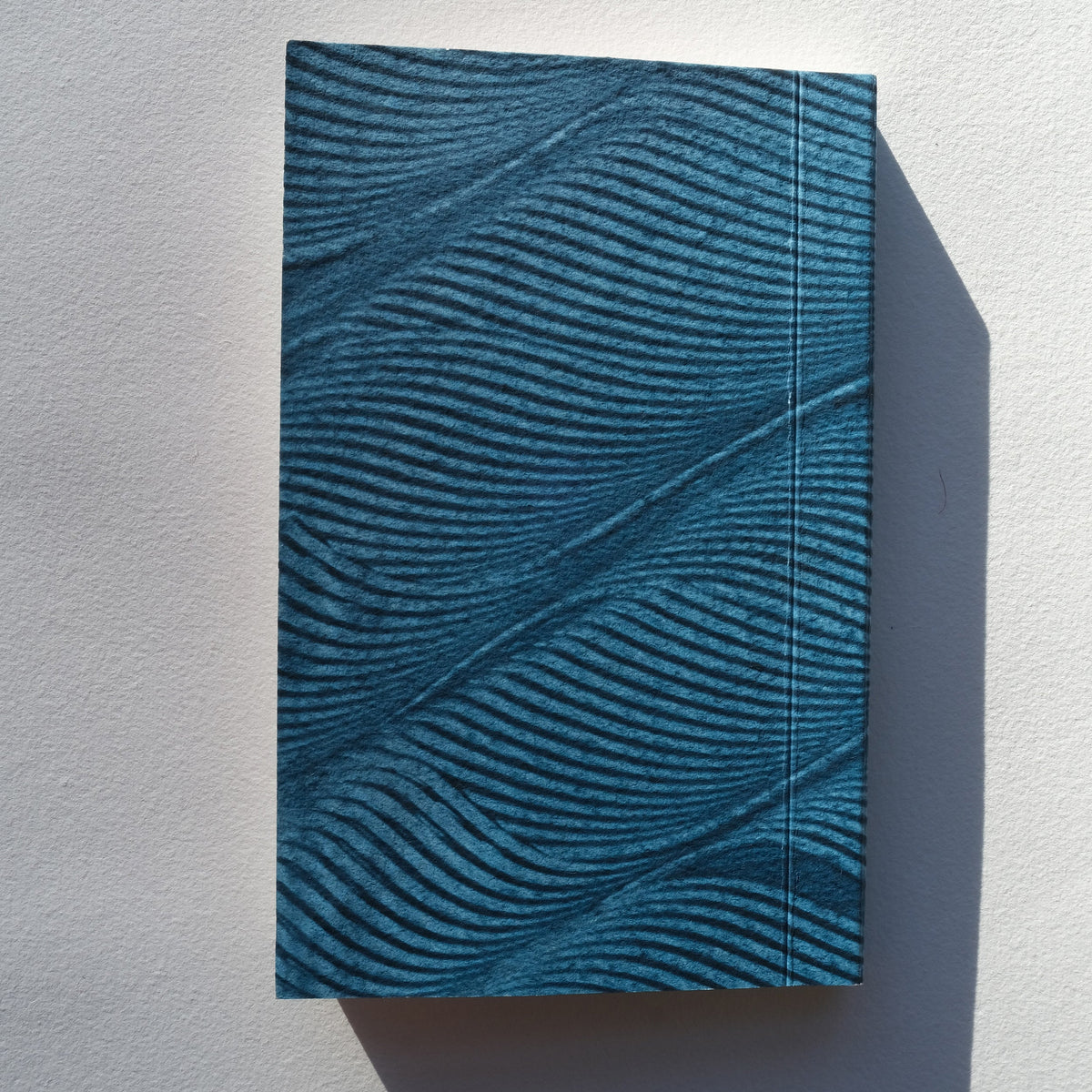 Hand Decorated Notebook - Soundwave Blue - Small