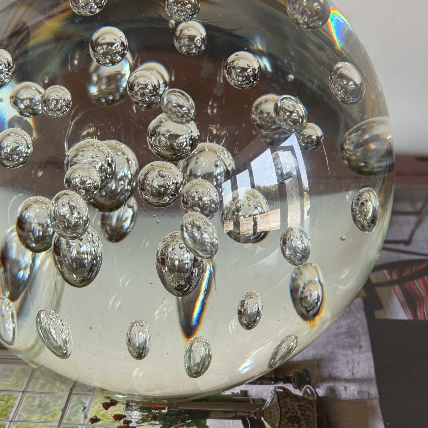 A Mid 20th Century Glass Bubble Weight