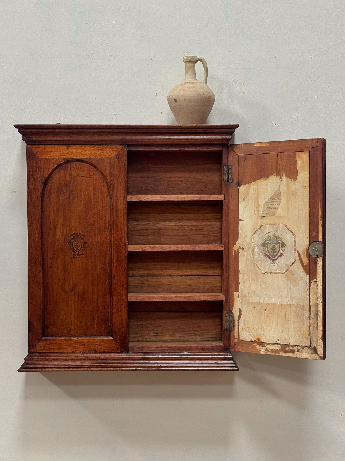 A Late 19th Century Mahogany Tobacconist Cabinet