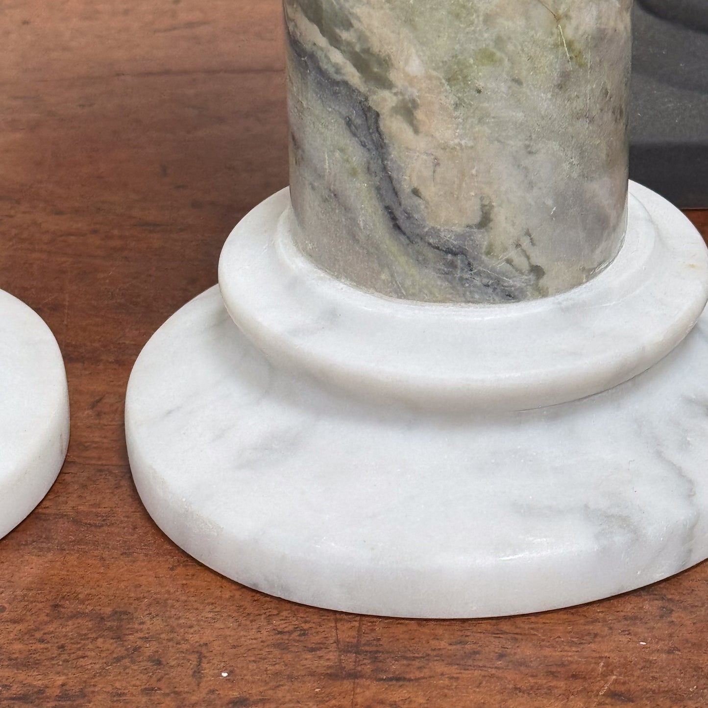 A Pair of 19th Century Connemara Marble Columns