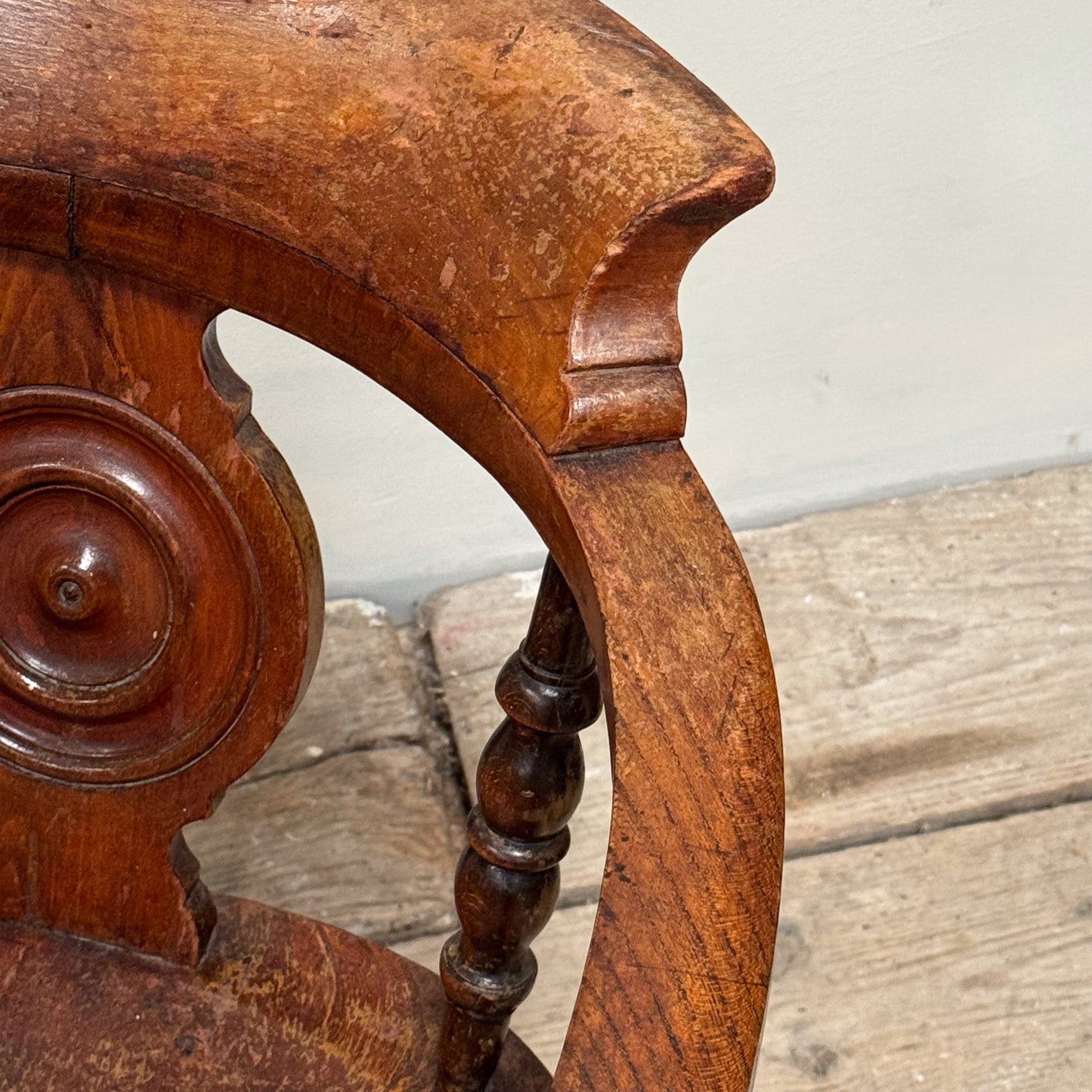 A 19th Century Birch Smokers Bow Chair