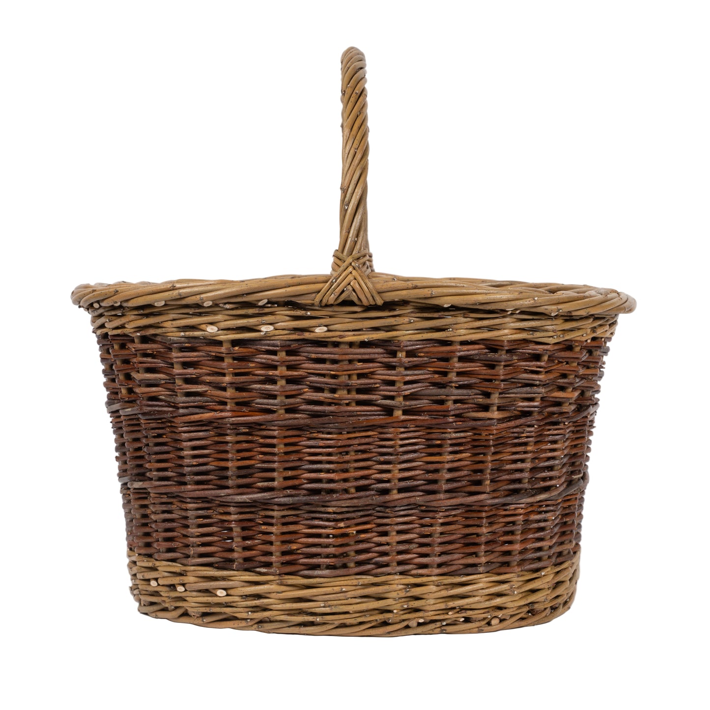 Oval Shopper Willow Basket