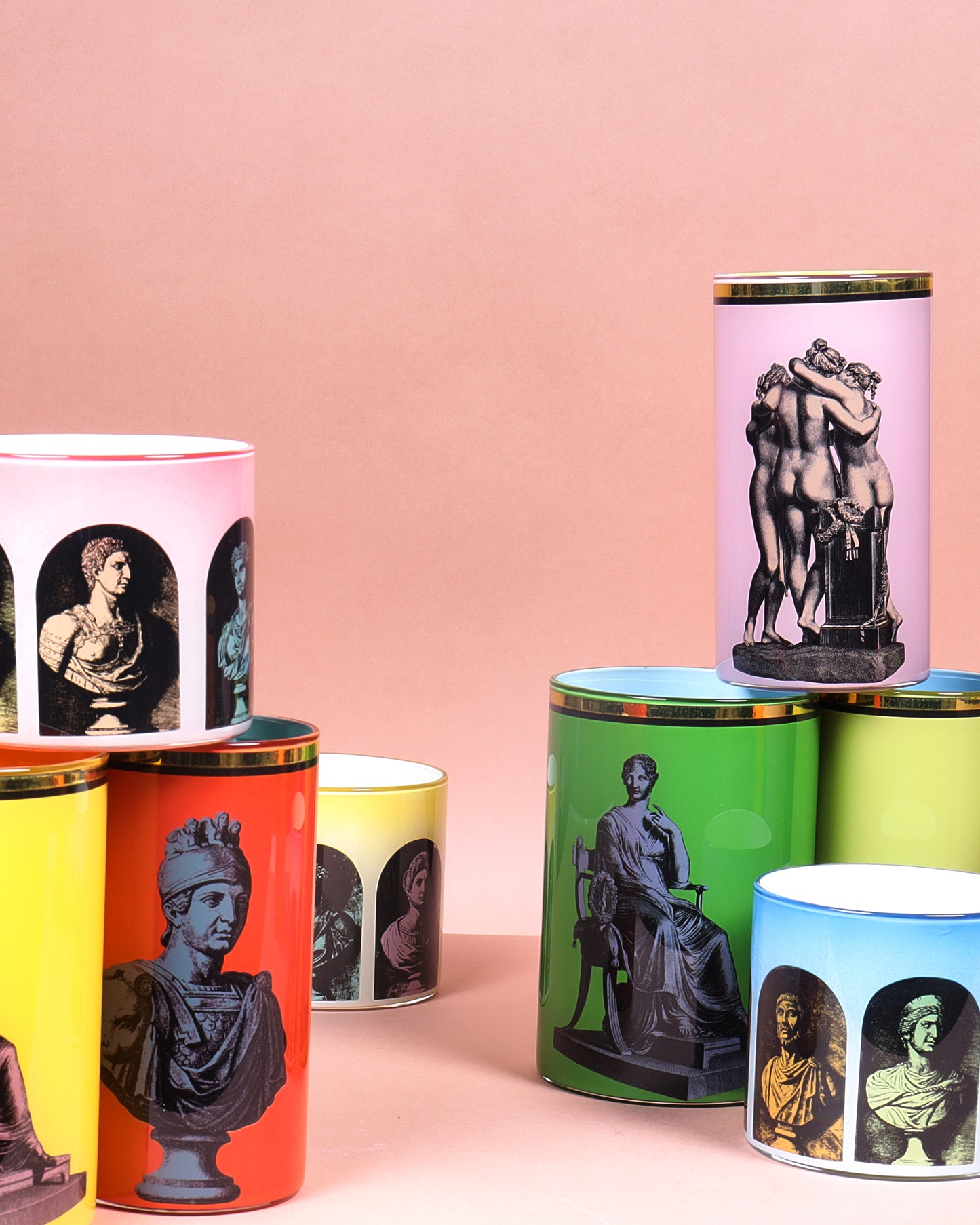 Roman Soldier & Lion Brush Pot - 1st colour edition