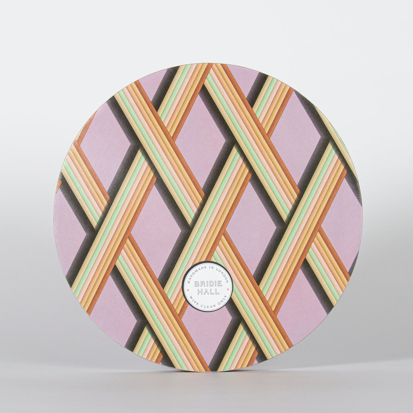 Medium Trellis Work Tray - Mauve