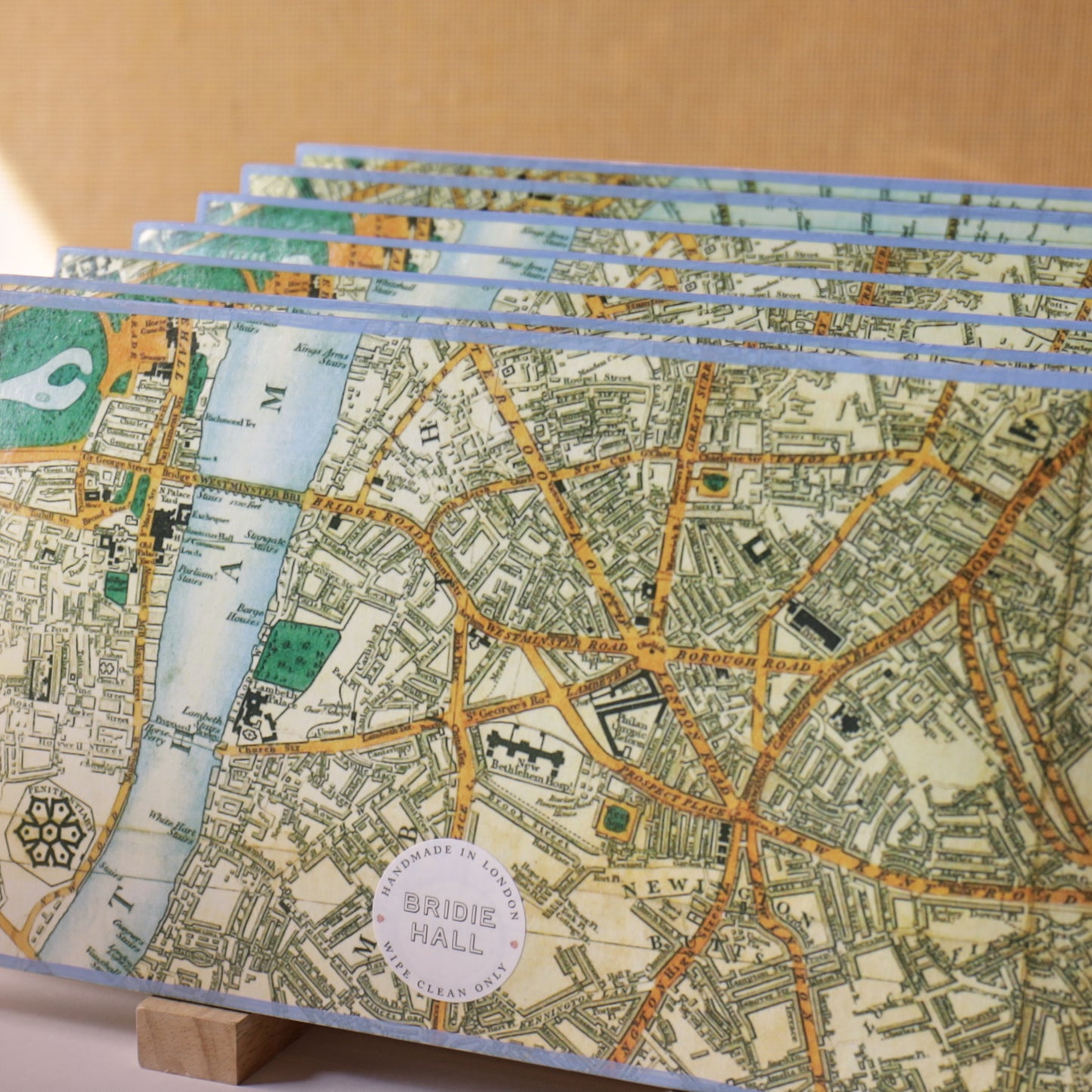 6" x 12" Crane Decoupage Tray