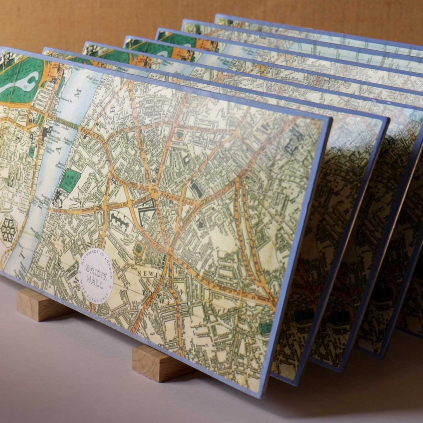 8" x 10" A Fir In The Forest Of The Landes Decoupage Tray