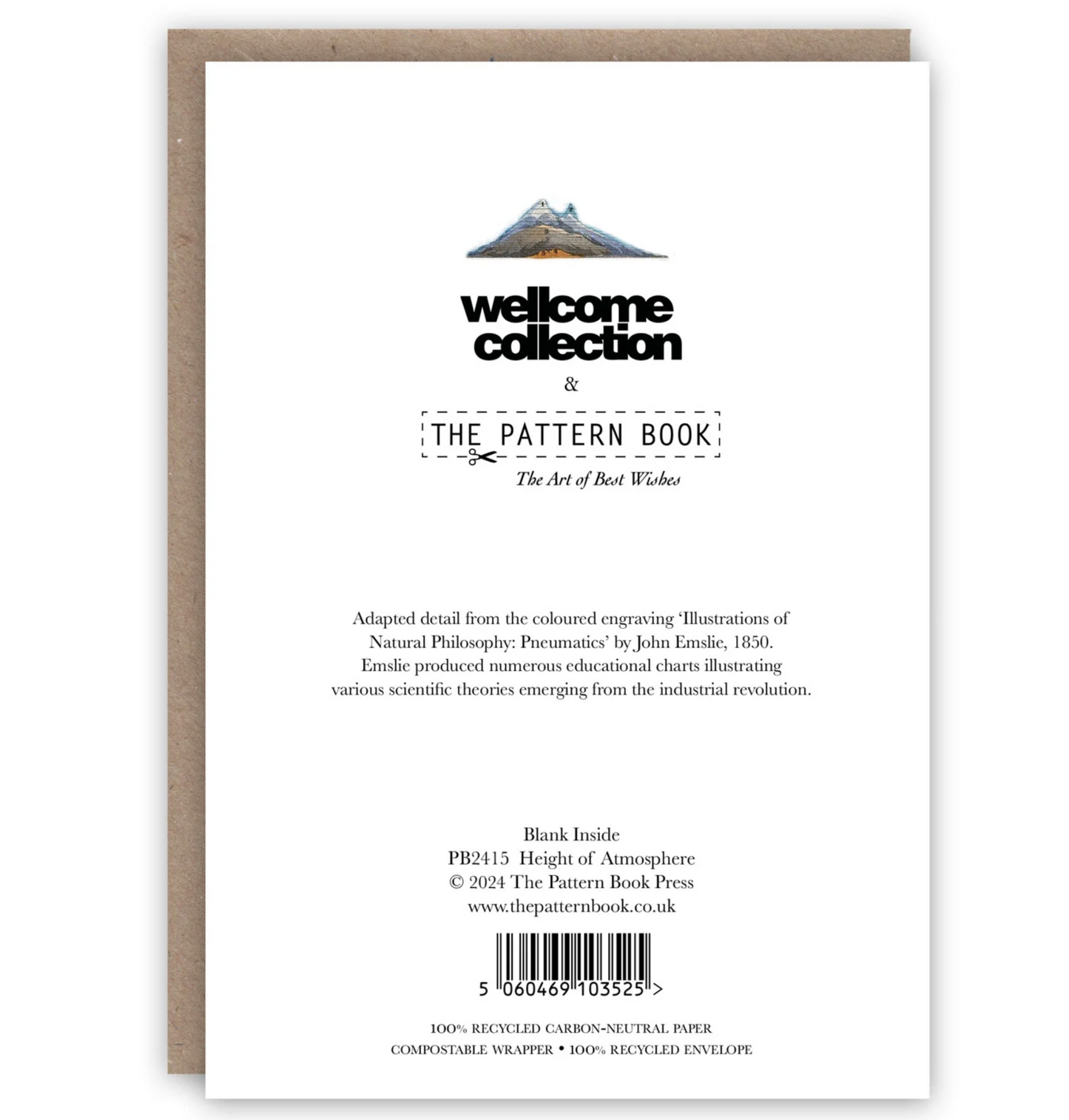 Height of Atmosphere - Greeting Card