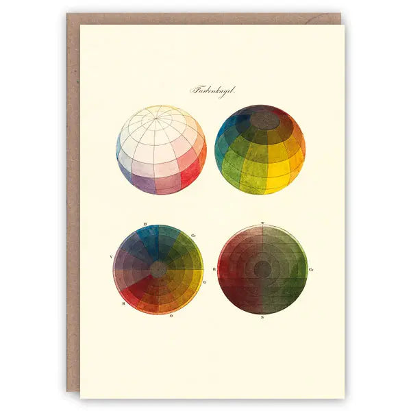 Colour Spheres - Greeting Card