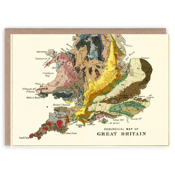 Geology of Britain - Greeting Card