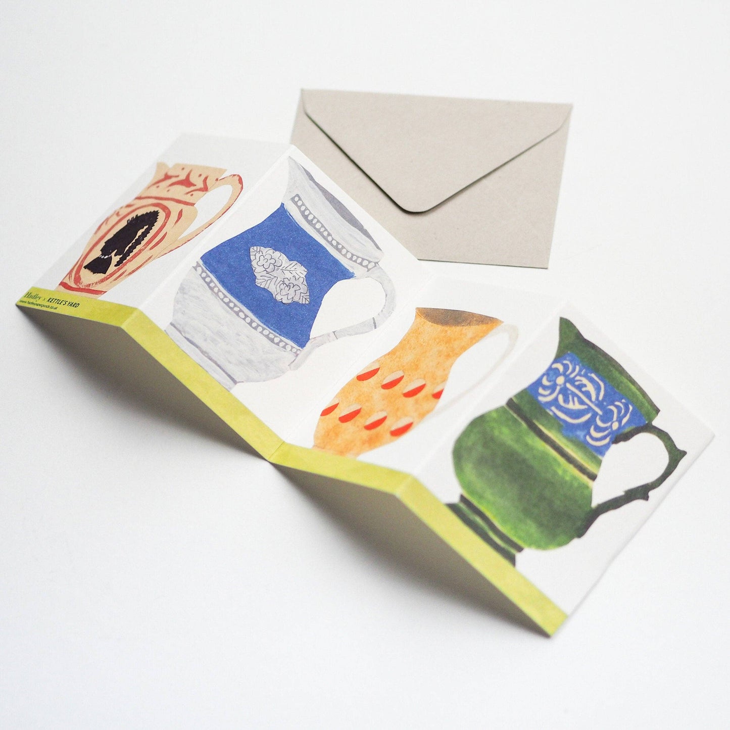 Four Jugs Greeting Card