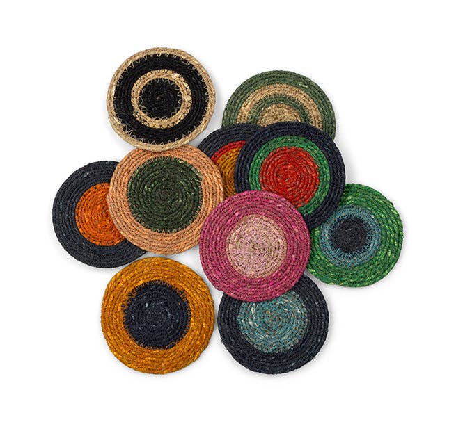 Seagrass Coaster - Beryl Green / Midnight Blue / Tropic Turquoise: 4
