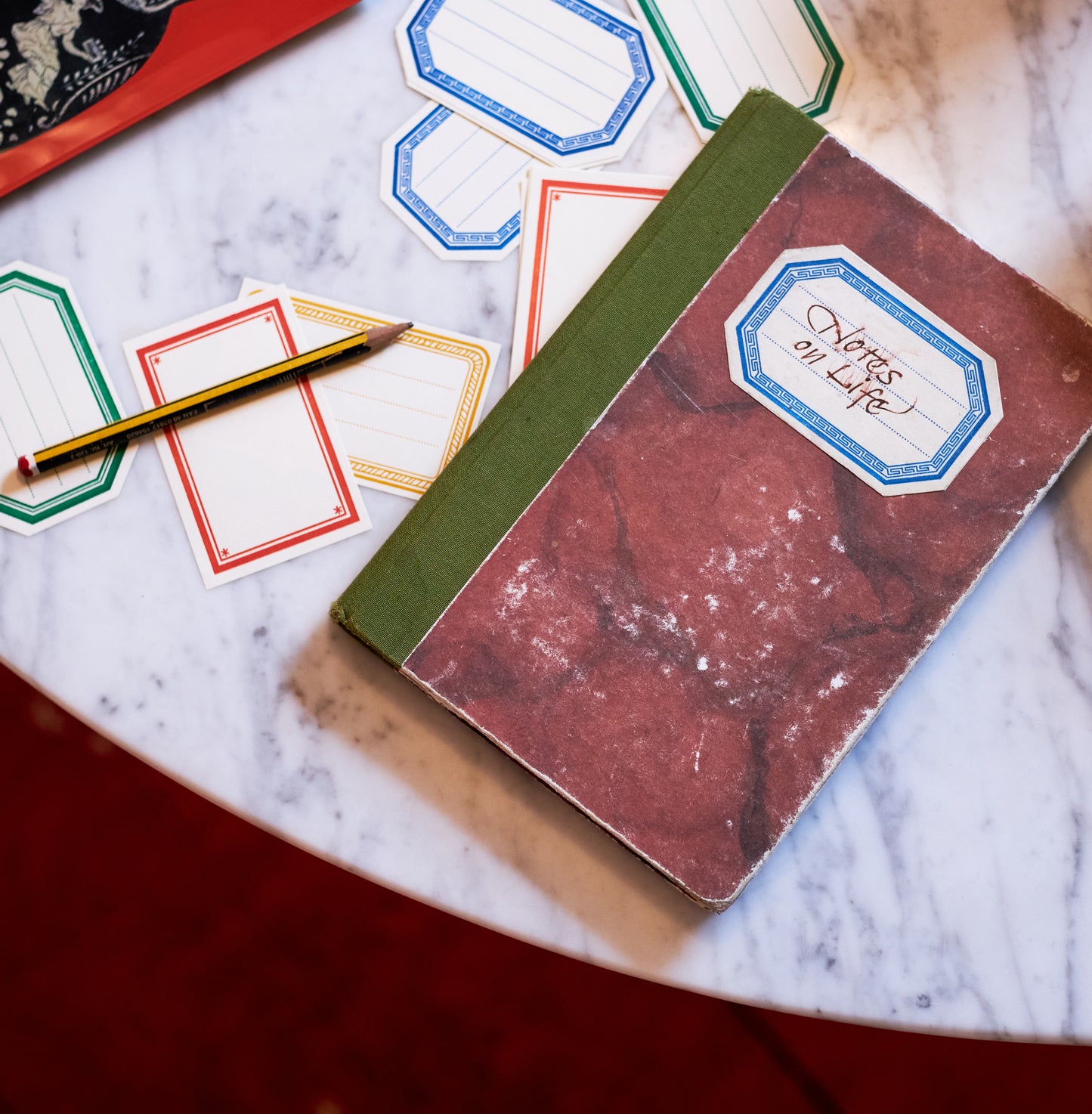 Orange Star Letterpress Bookplates - Set of 8