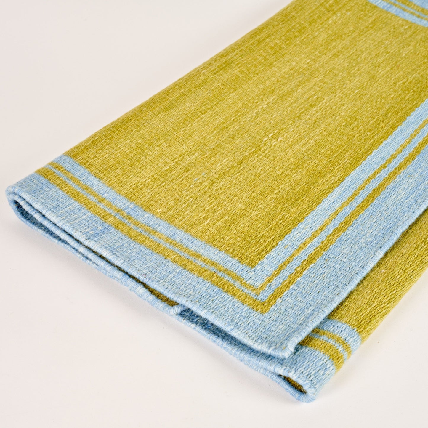 Blue & Green Borders Rug