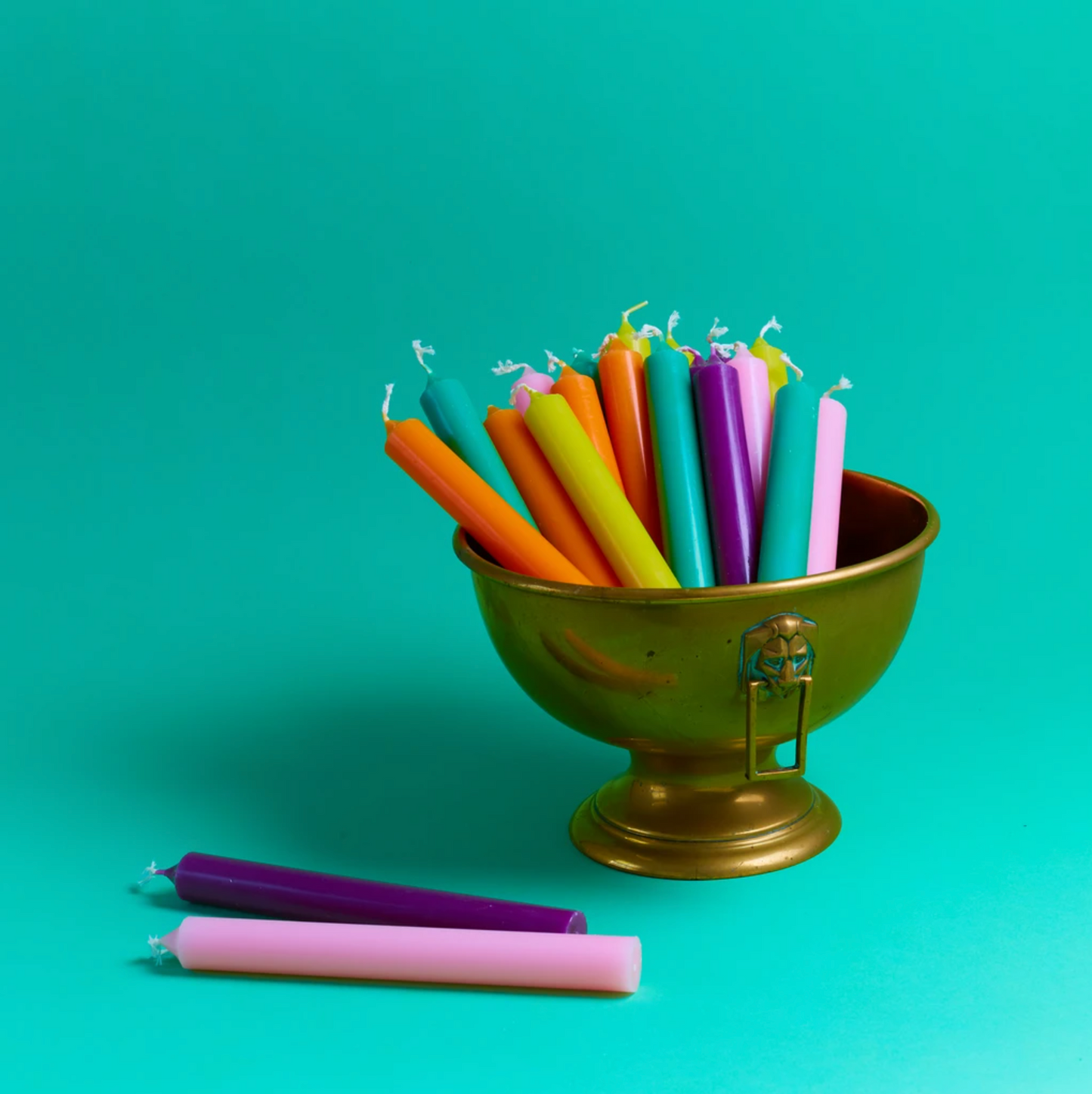 Bleu Lagon Dinner Candle - pack of 12