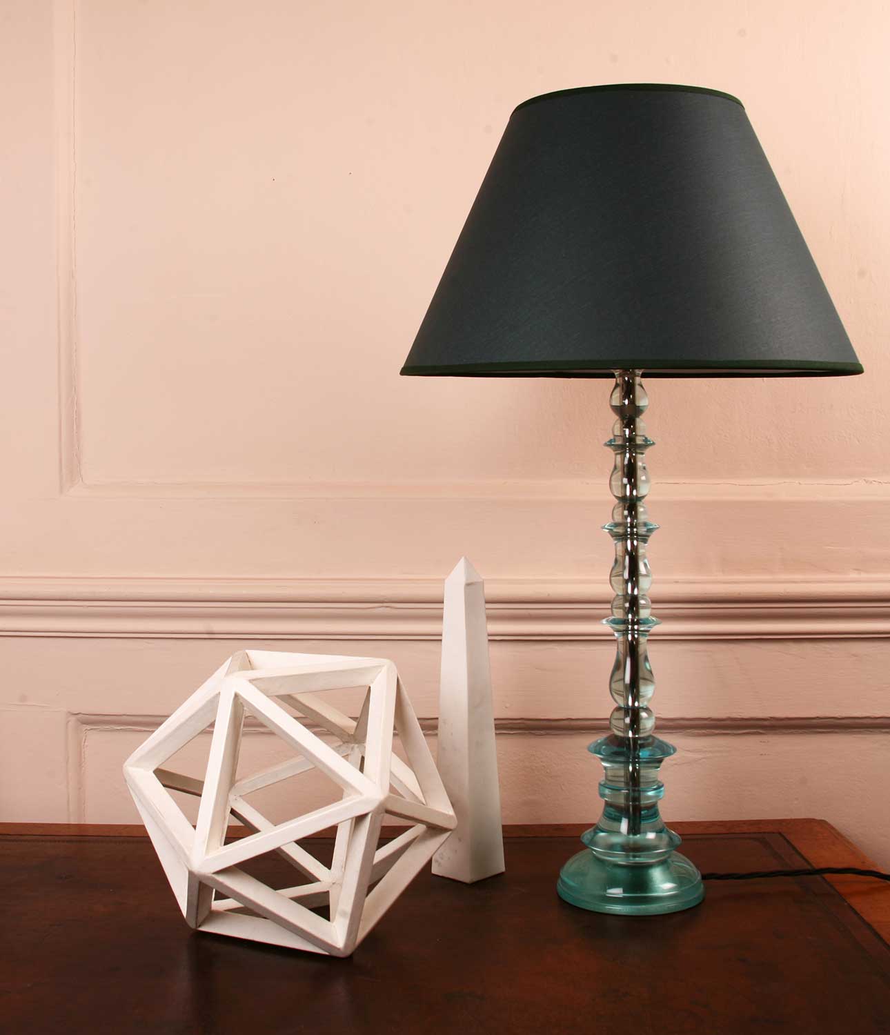 Spring Resin Lamp Aqua