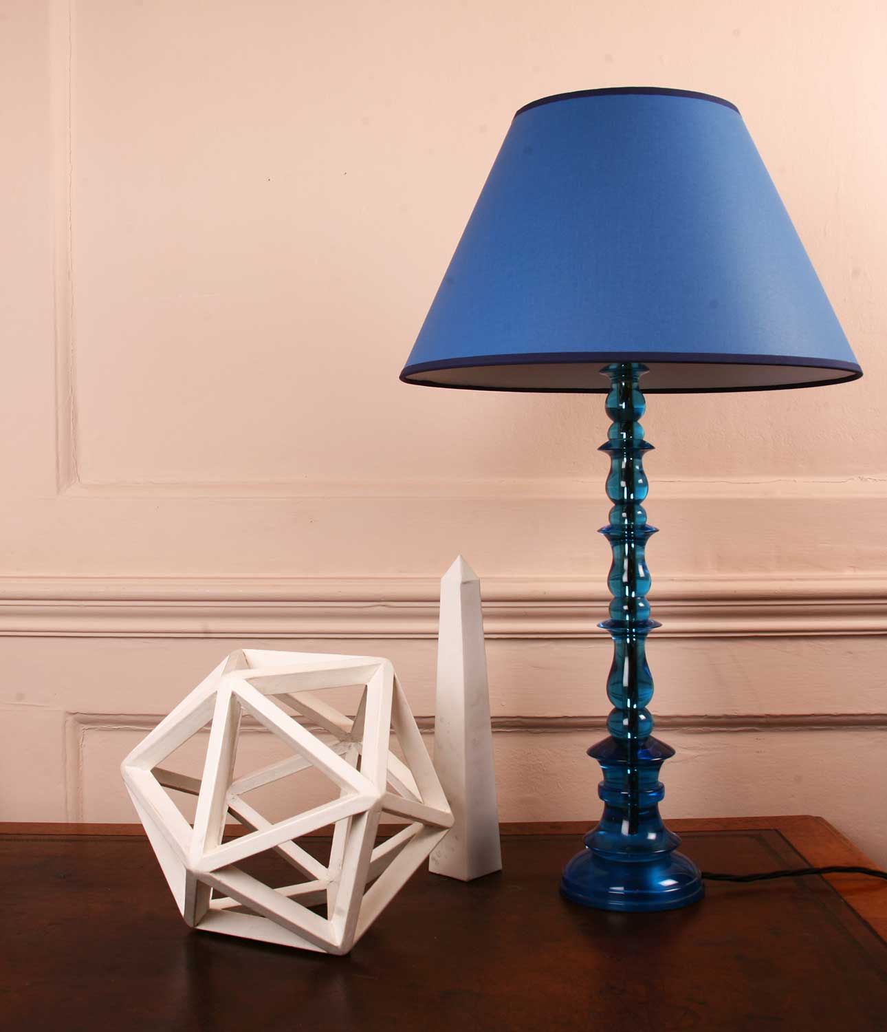 Spring Resin Lamp Turquoise