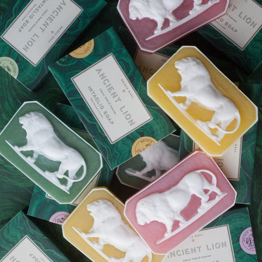 Ancient Lion Intaglio Soap