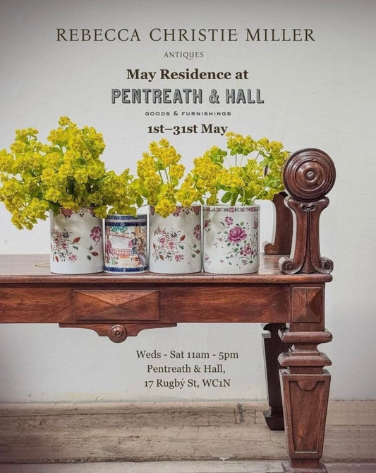 Rebecca Christie-Miller's May Residence at Pentreath & Hall.