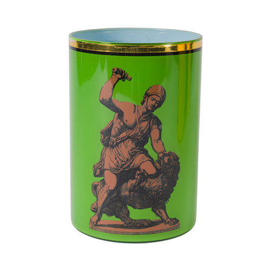 Roman Soldier & Lion Brush Pot - 1st colour edition