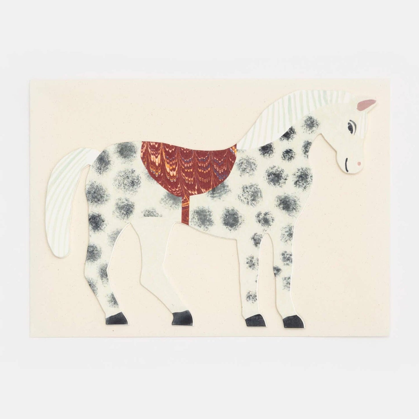 Tirzah's Horse Greeting Card