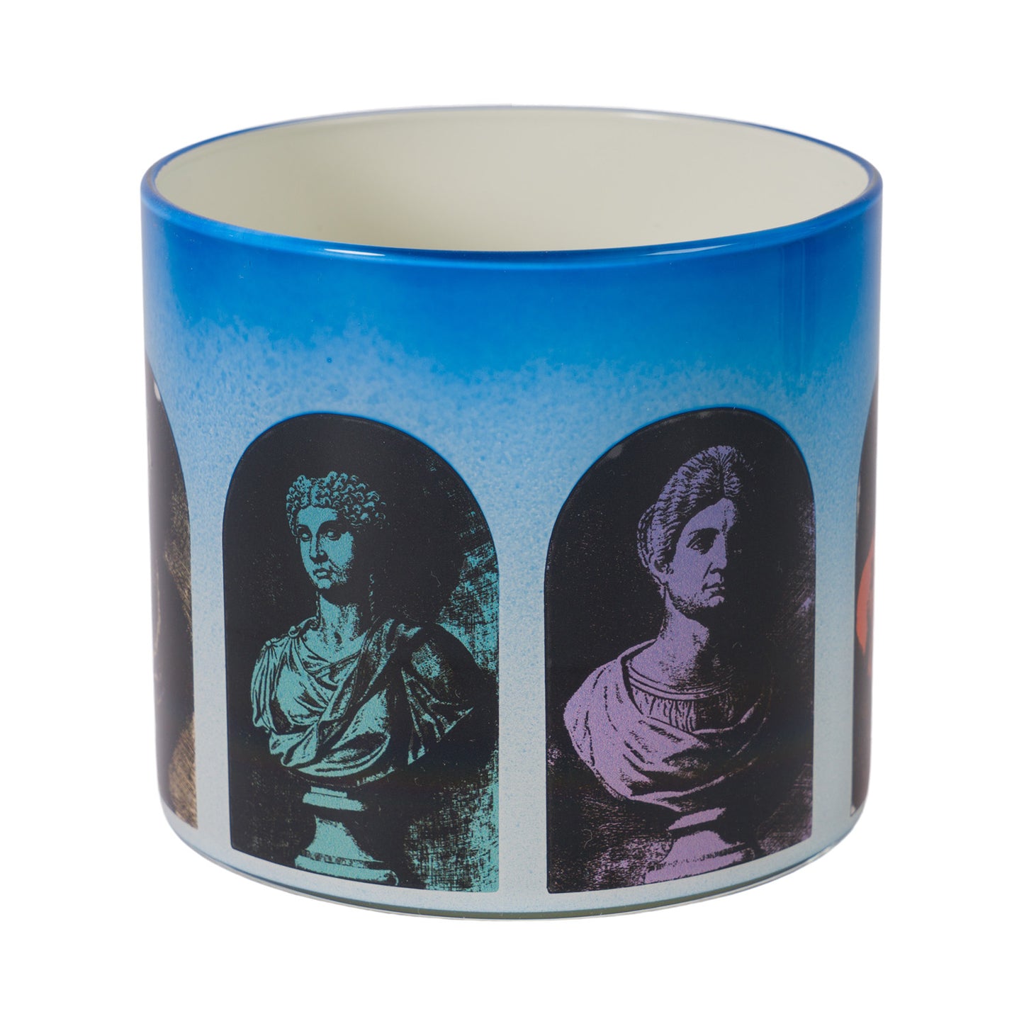 Classical Alcove Brush Pot - Blue