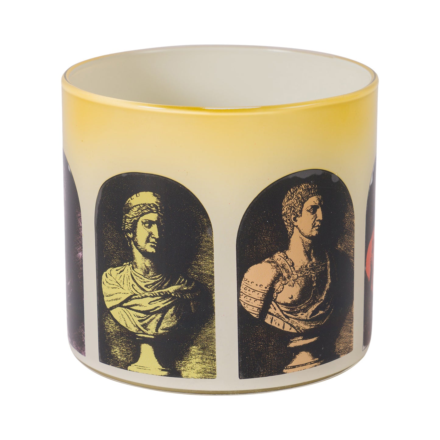 Classical Alcove Brush Pot - Yellow