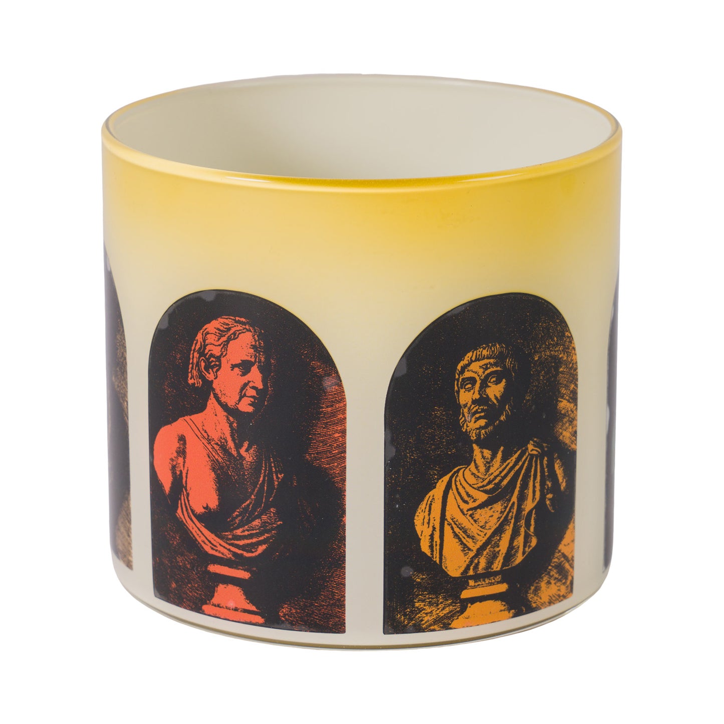 Classical Alcove Brush Pot - Yellow