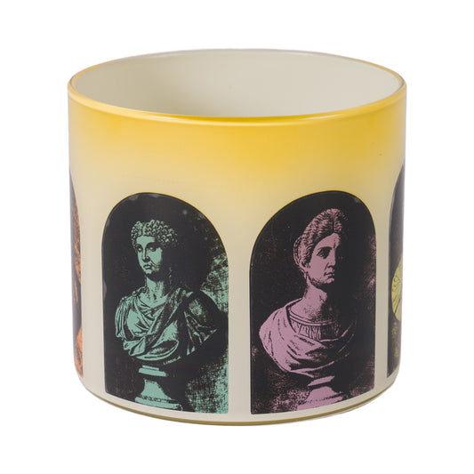 Classical Alcove Brush Pot - Yellow