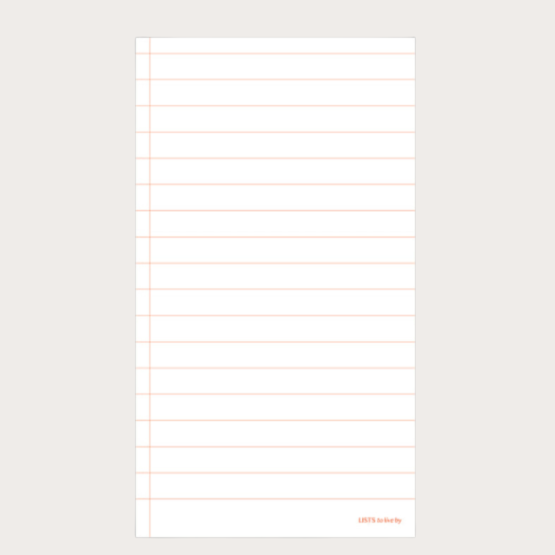 Paperian Lists To Live by 'Monthly' Memo Pad