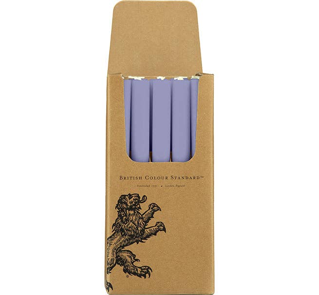 Verbena Mauve Dinner Candles - Pack of 25