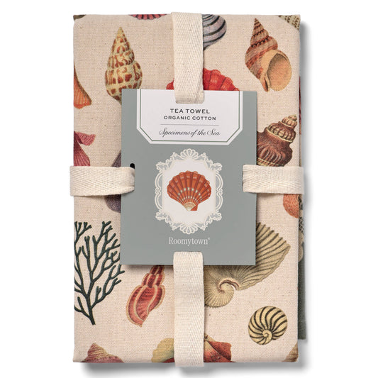Specimens of the Sea - Organic Cotton Tea towel