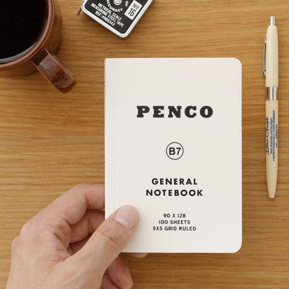 Hightide Penco Softcover Notebook - White