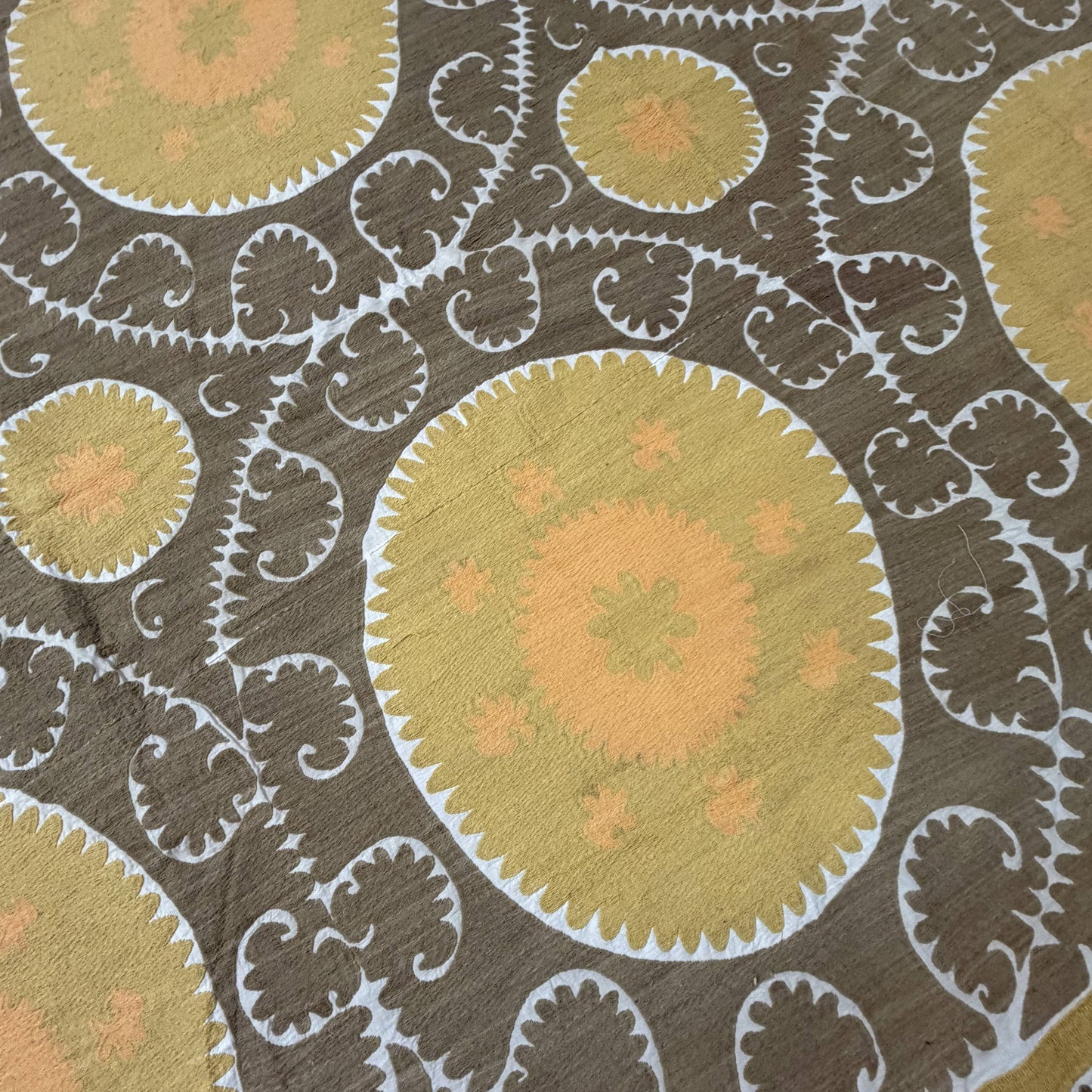 Handmade Vintage Suzani Throw