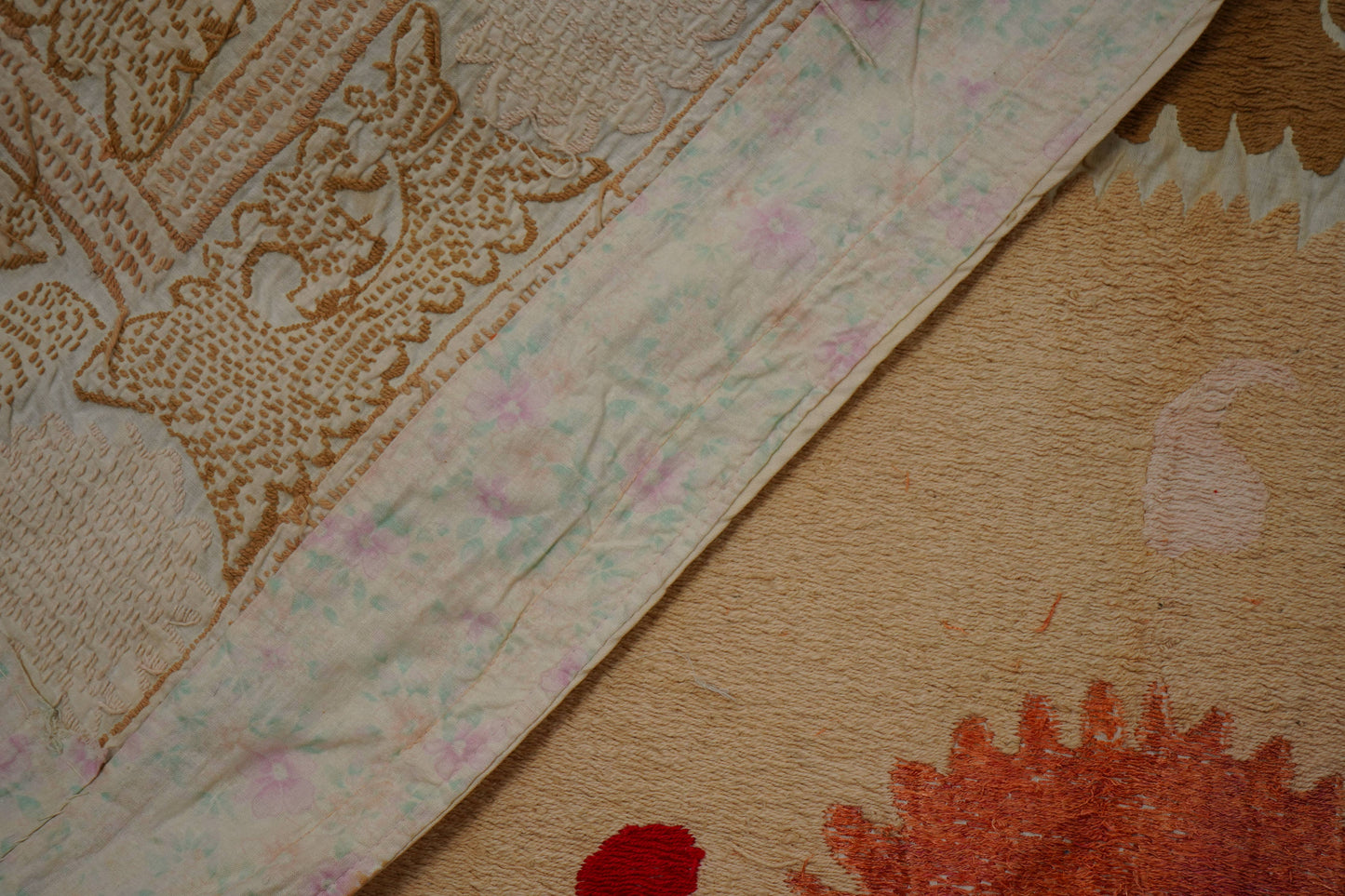 Handmade Vintage Suzani Throw