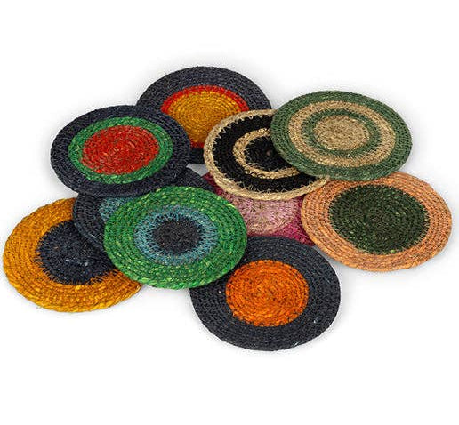 Seagrass Coaster - Beryl Green / Midnight Blue / Tropic Turquoise: 4