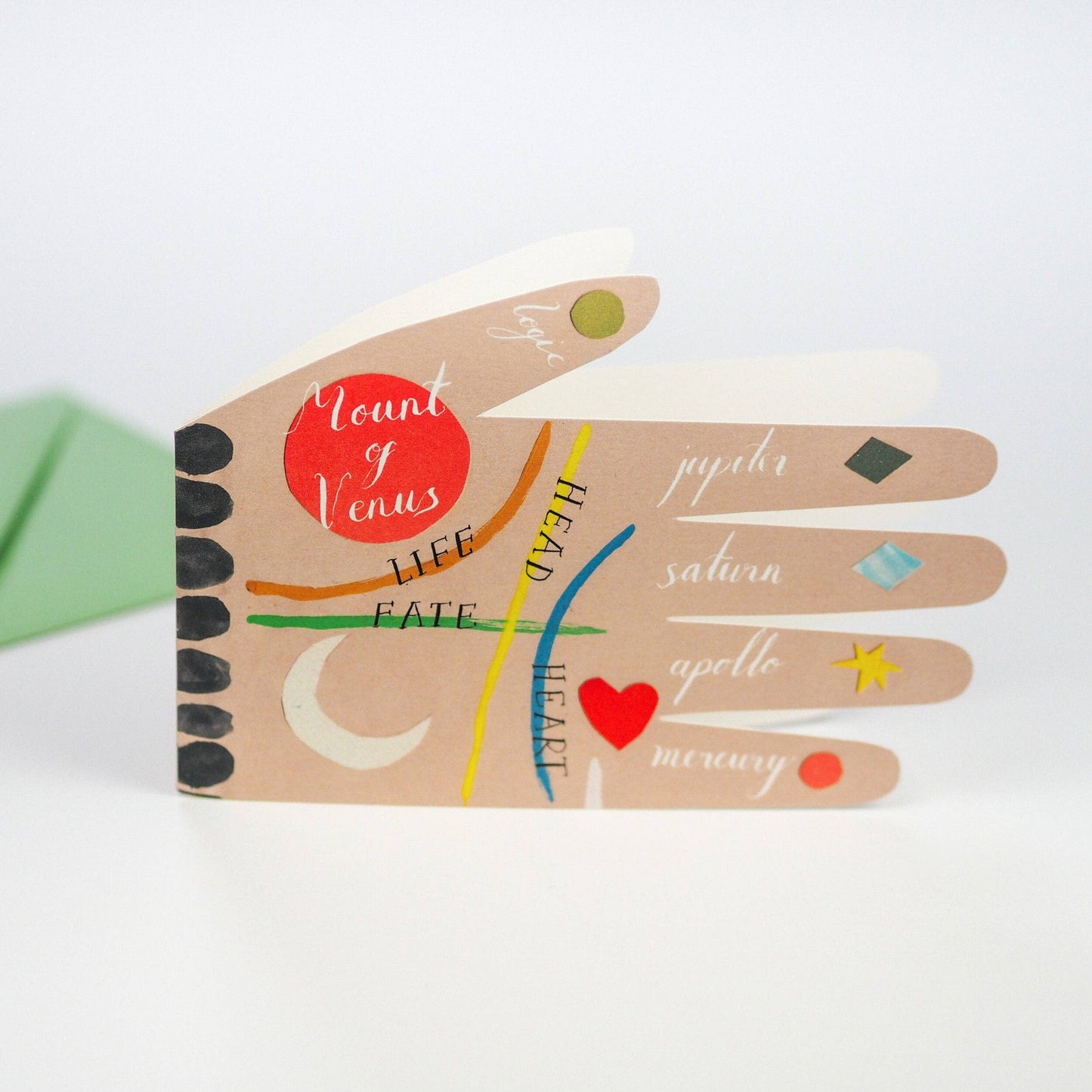 Palm Reading Greeting Card