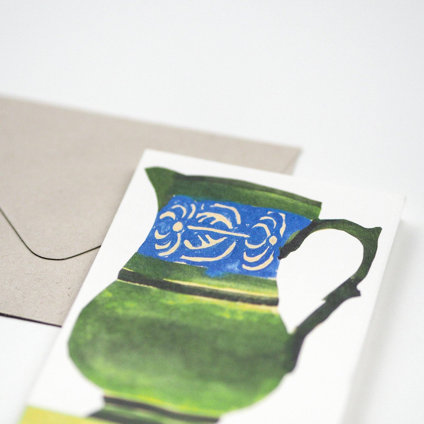 Four Jugs Greeting Card