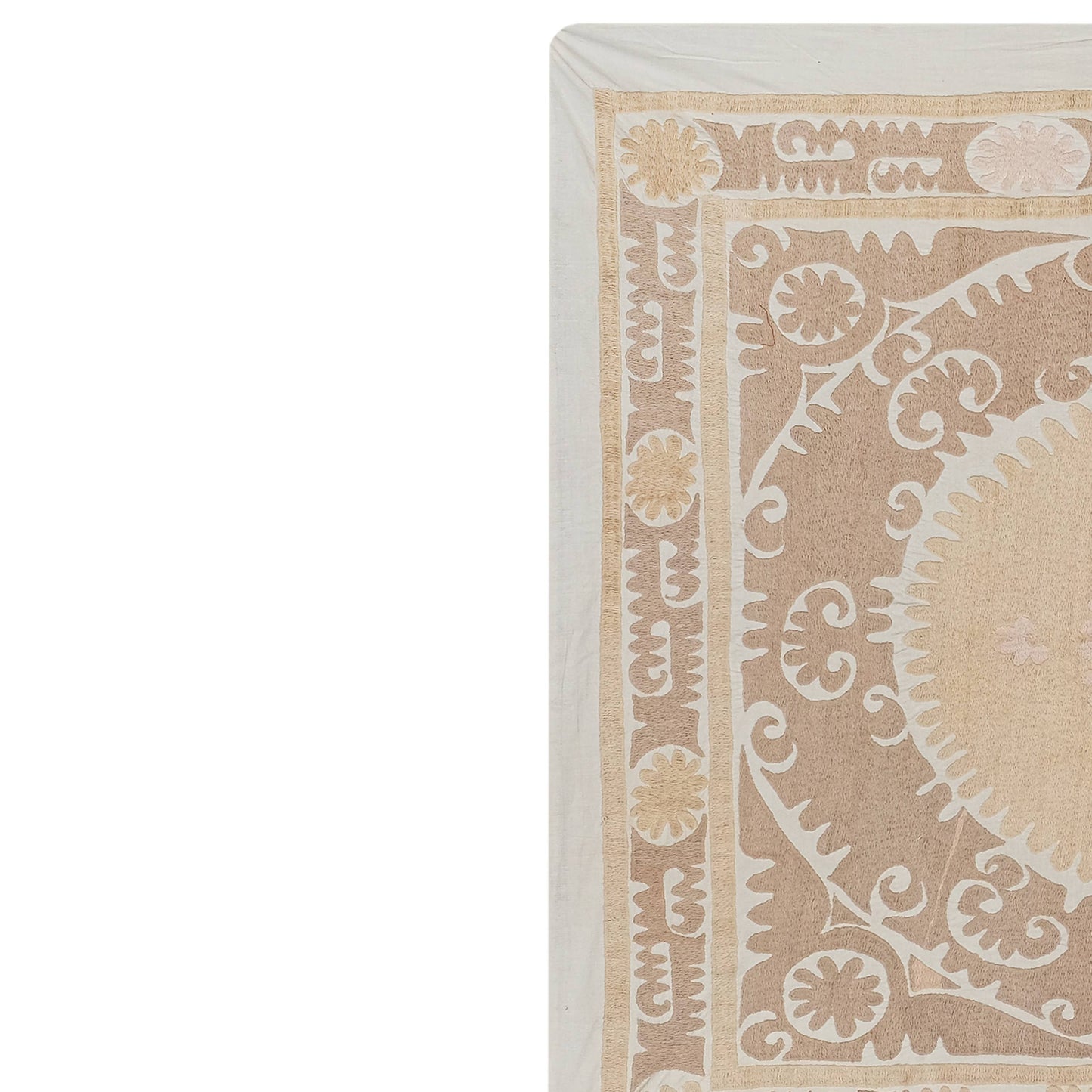 Handmade Vintage Suzani Throw