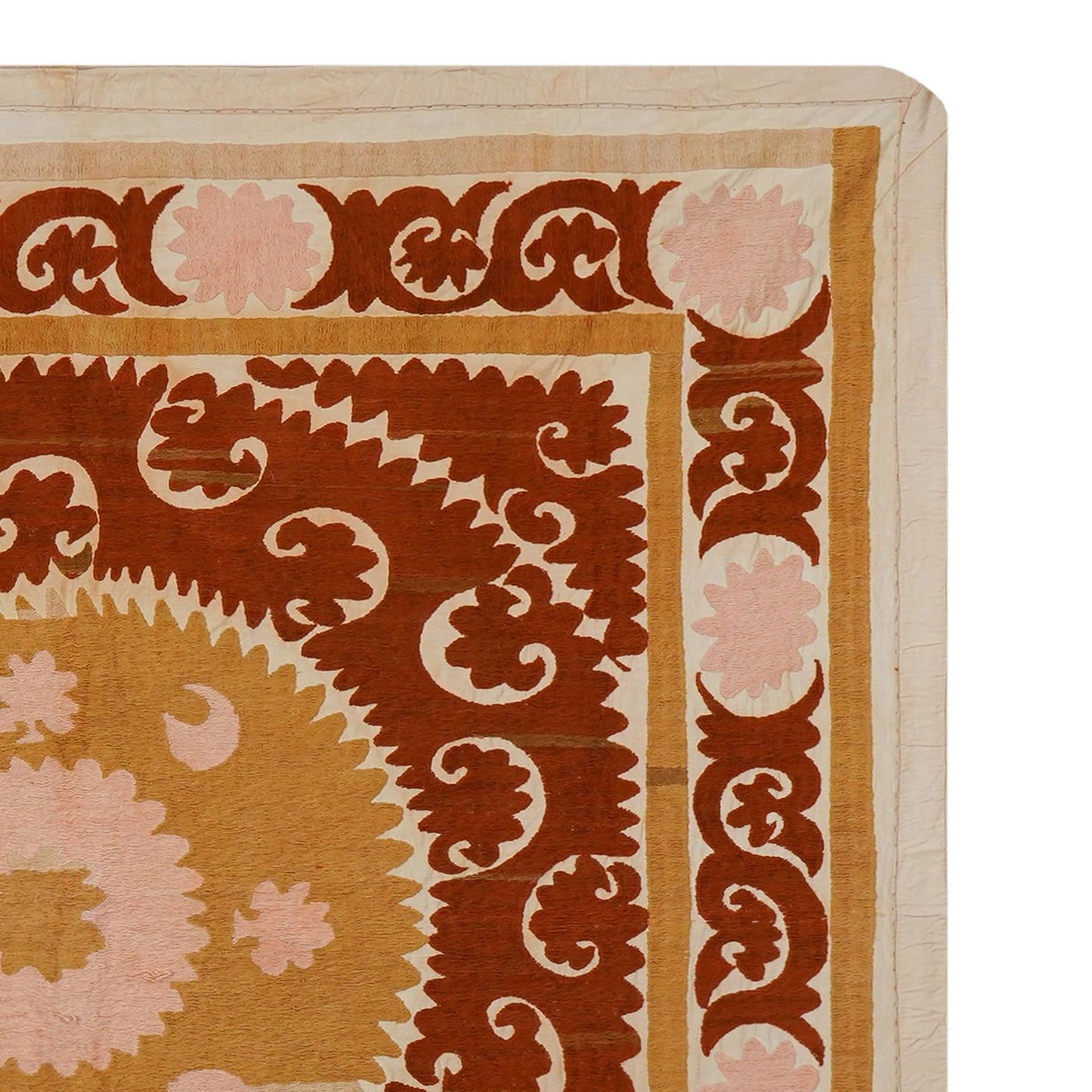 Handmade Vintage Suzani Throw