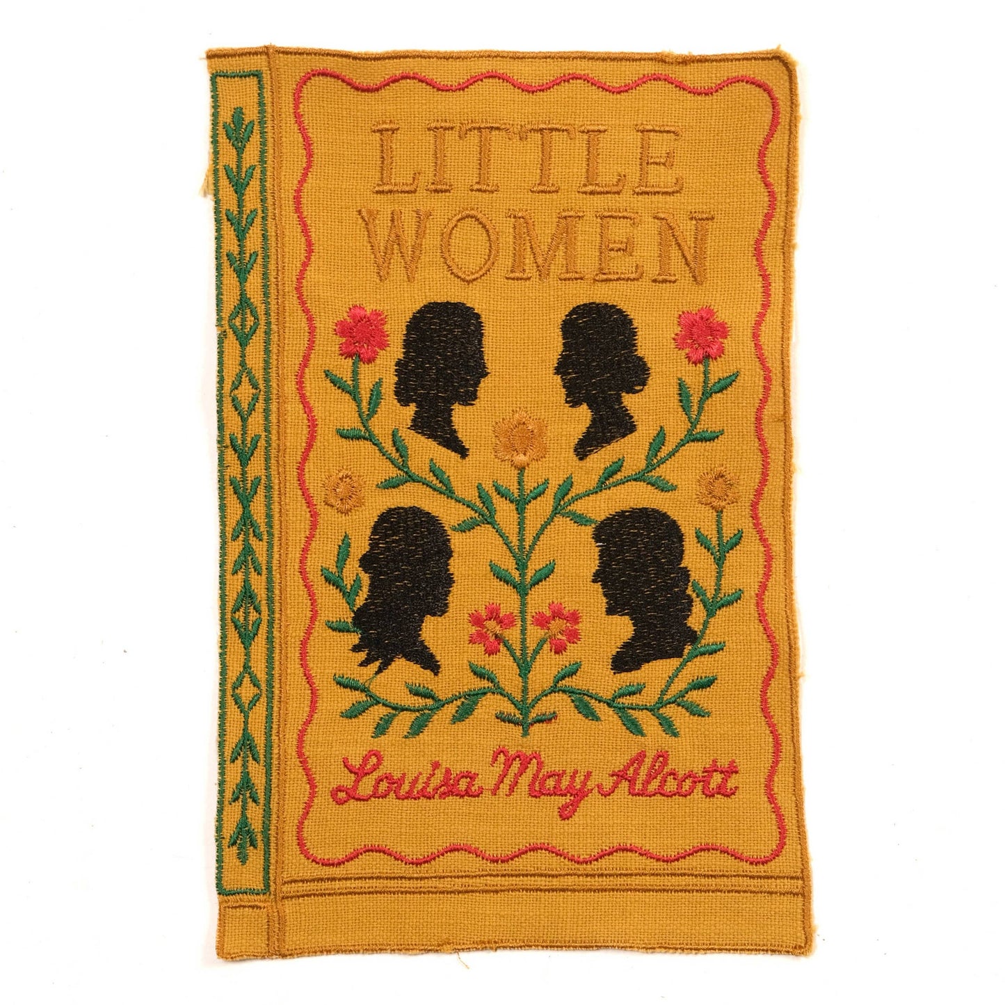 Literary Heroines Embroidered Cocktail Napkins, Set of 4