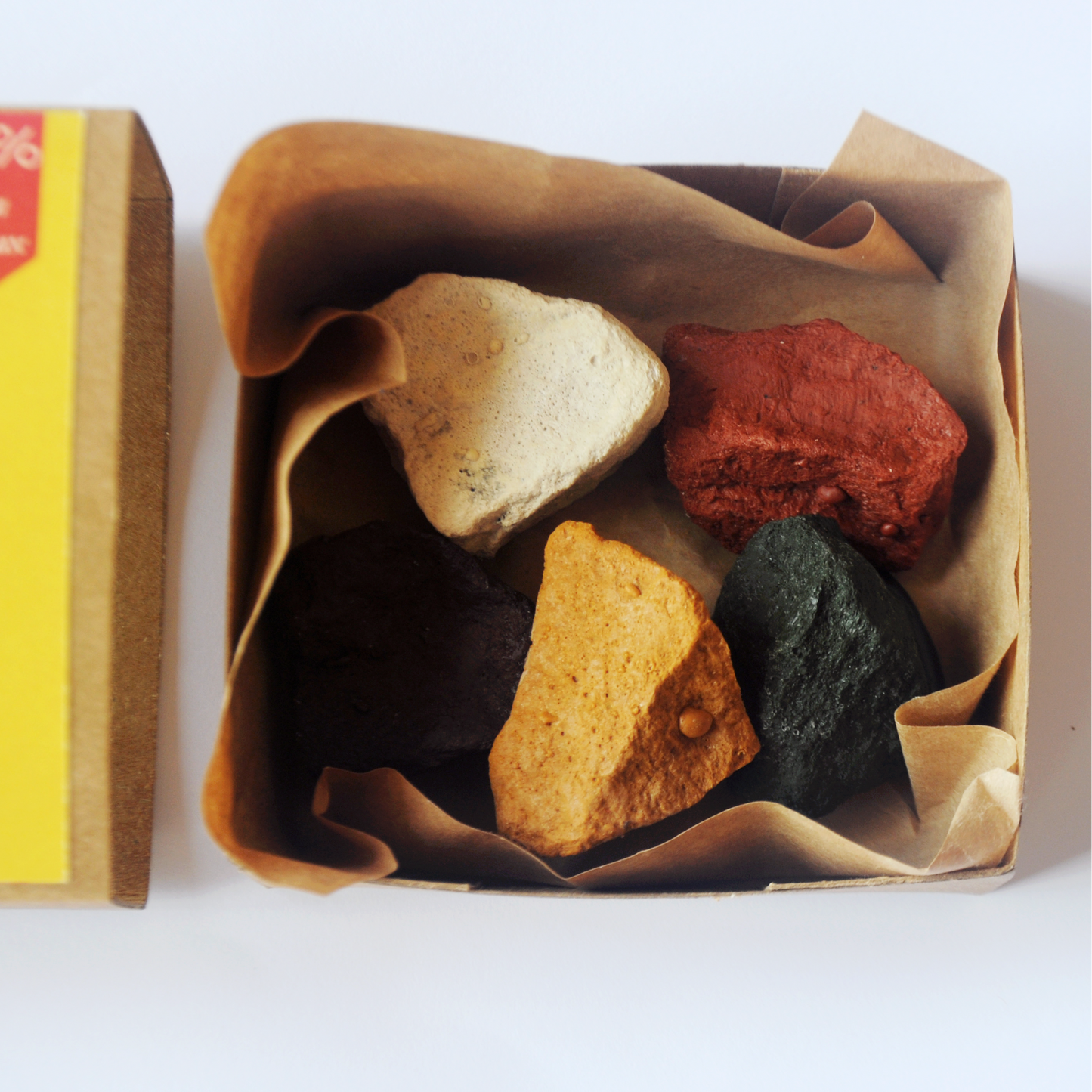 All Natural Beeswax Ocean Rock Crayons - Set of 5