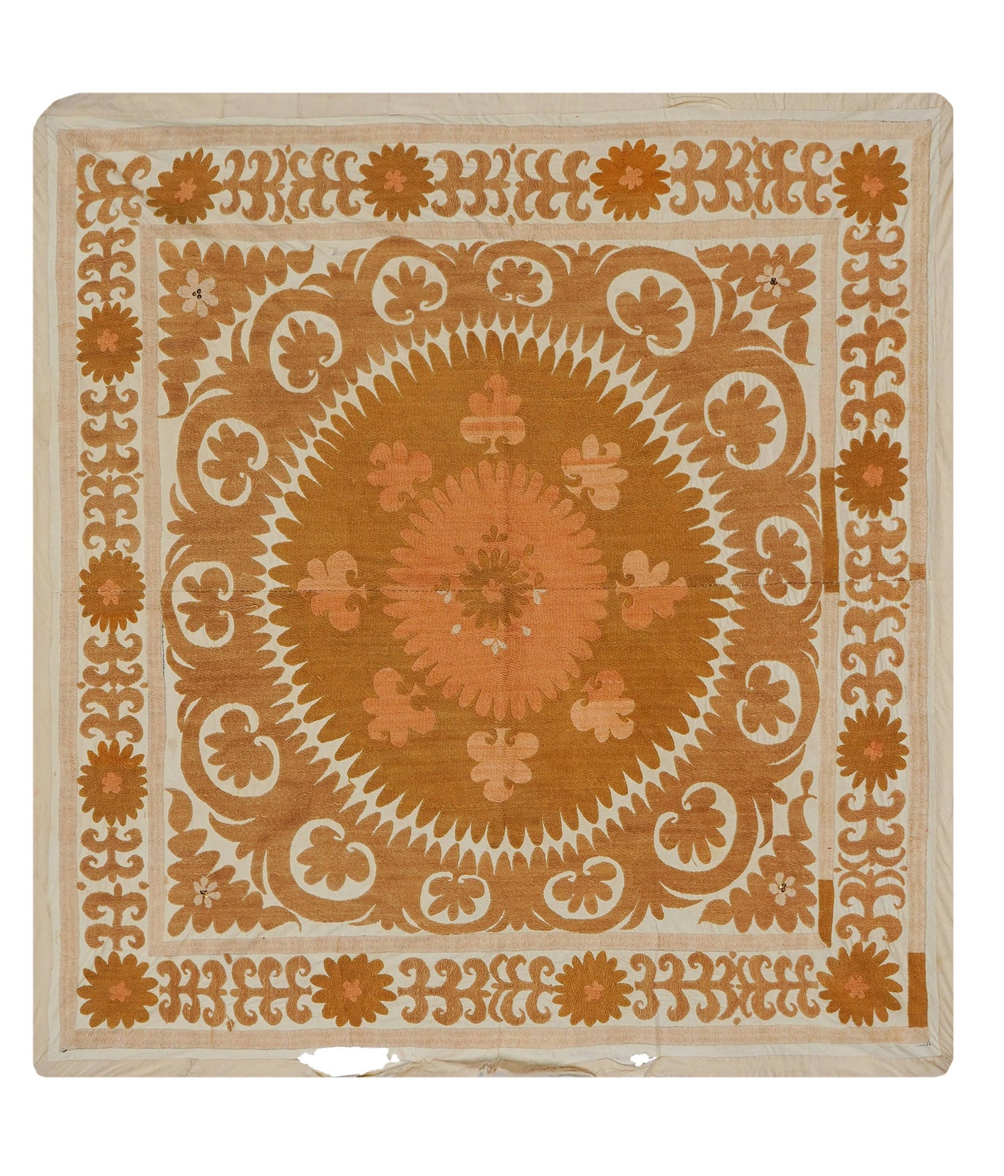 Handmade Vintage Suzani Throw