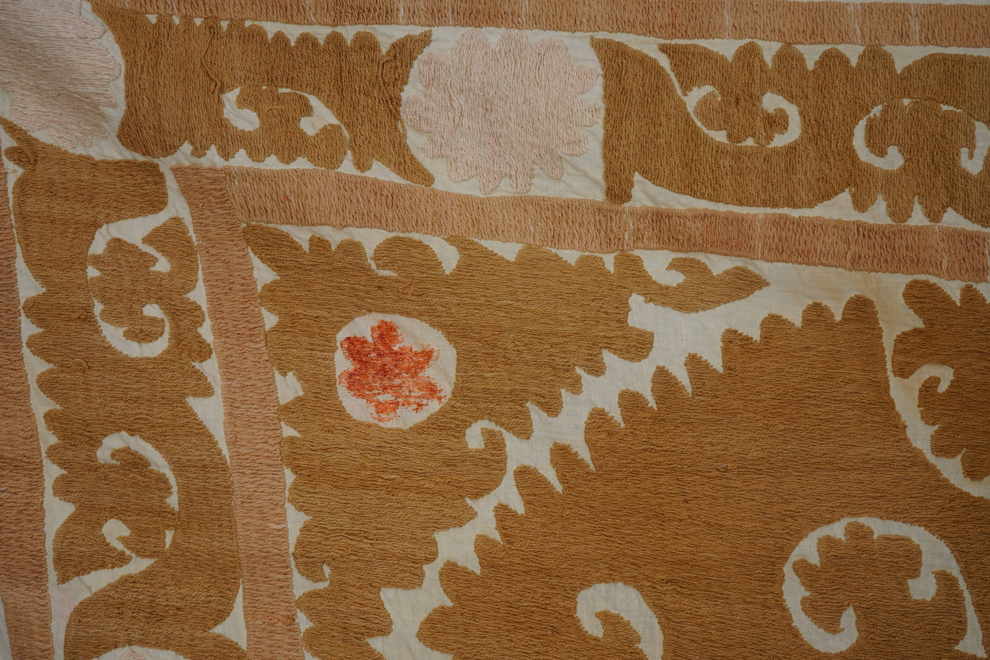 Handmade Vintage Suzani Throw