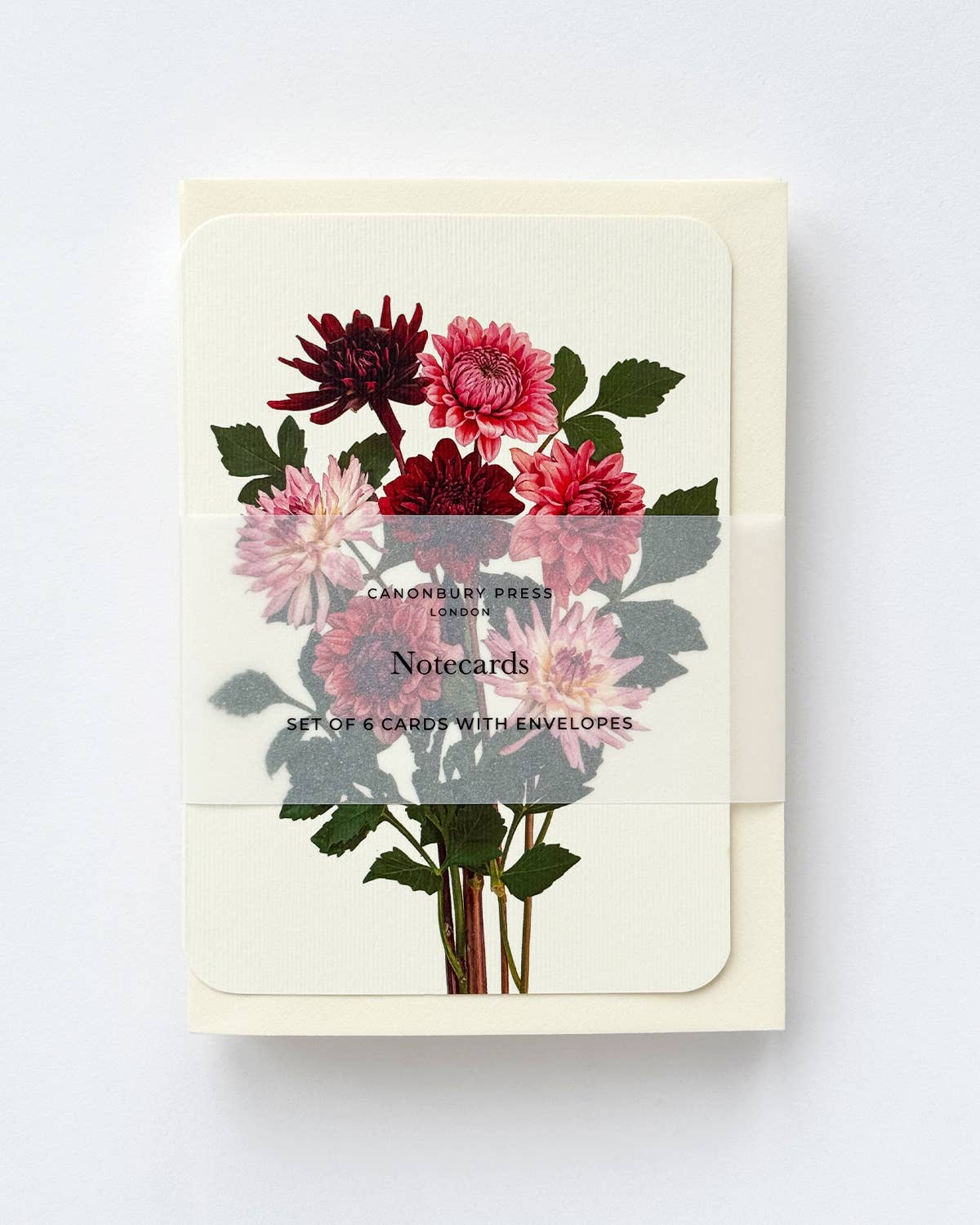 Garden Dahlias Greeting Card