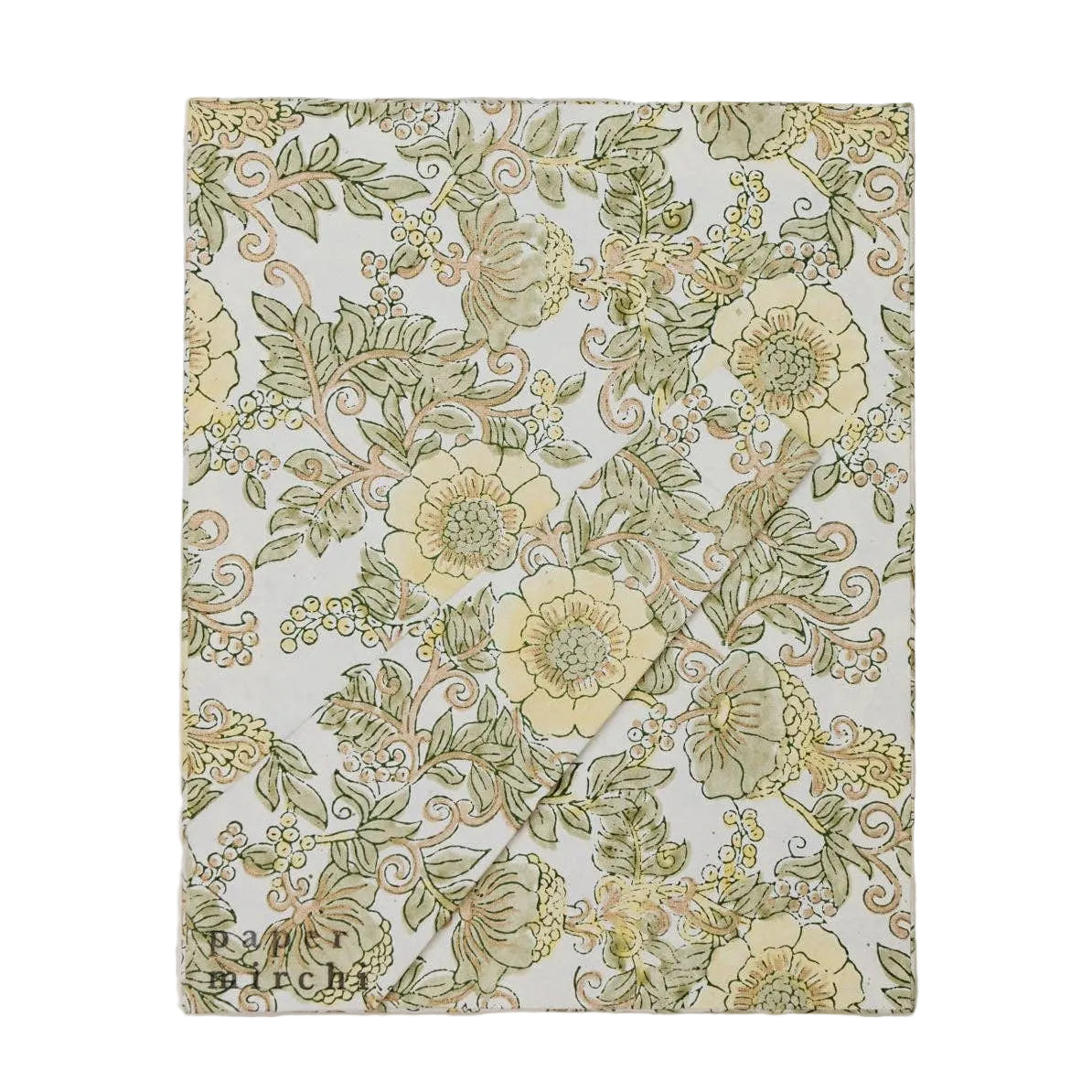Block Printed Picture Frame - Wild Rose